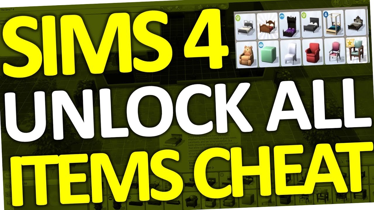 sims 4 build cheats